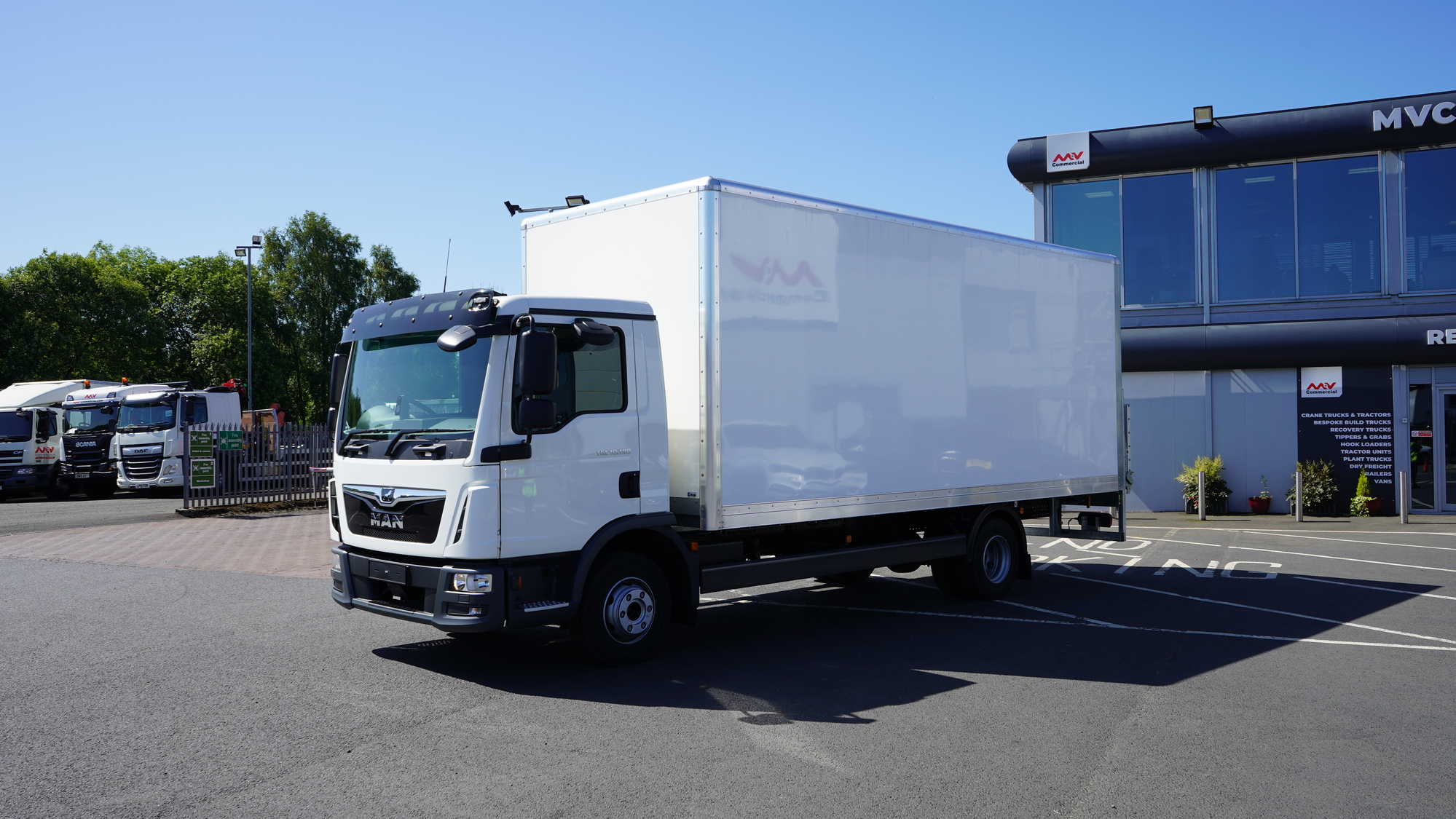 Tonne Man Tgl Box Truck For Sale Sn Xfo Mv Commercial