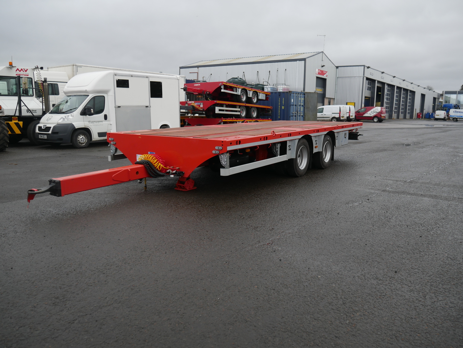 Nugent 2 Axle Draw Bar Trailer Trailers Truck For Sale 000132 MV