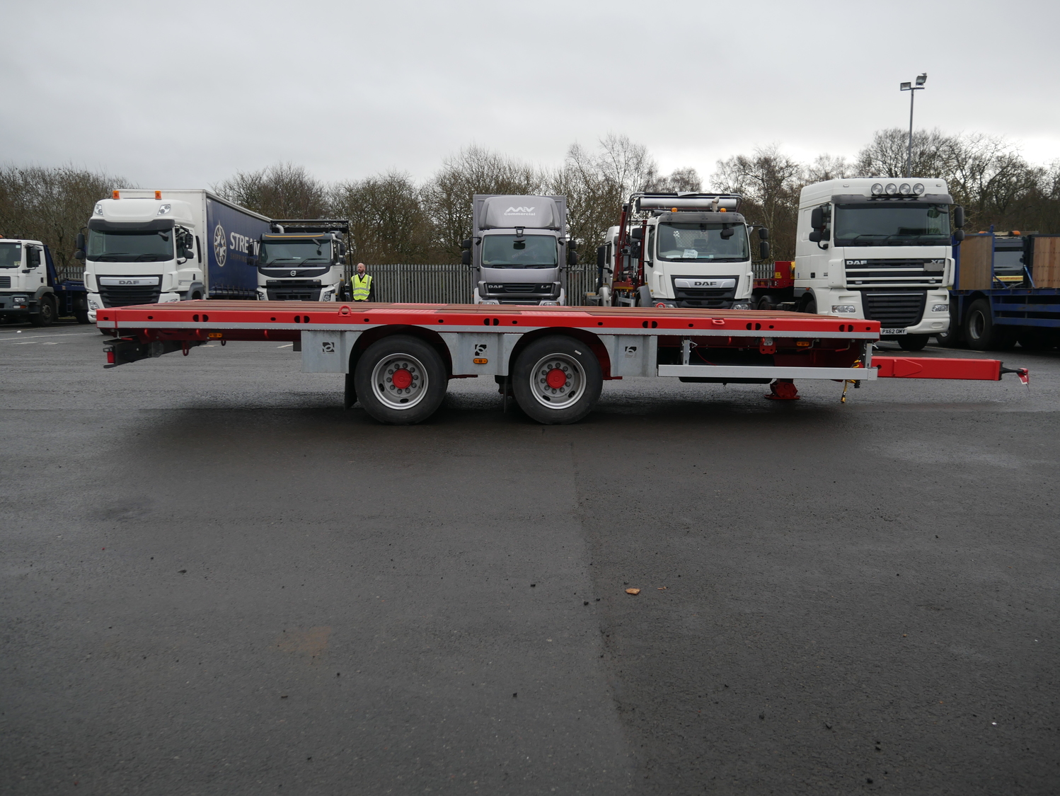 Nugent 2 Axle Draw Bar Trailer Trailers Truck For Sale 000132 MV