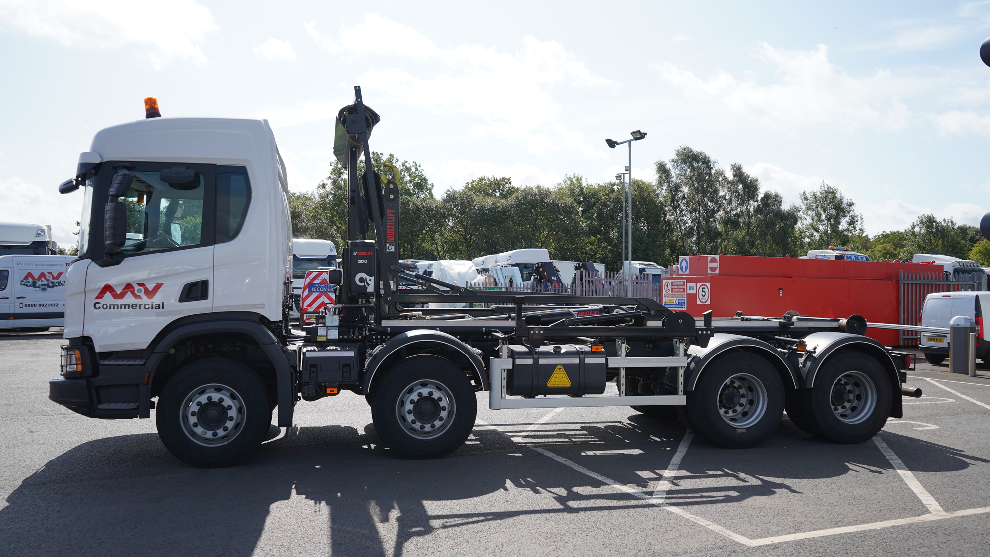 32 Tonne Scania P410 XT Hook Loader Truck For Sale SK19BVC MV Commercial