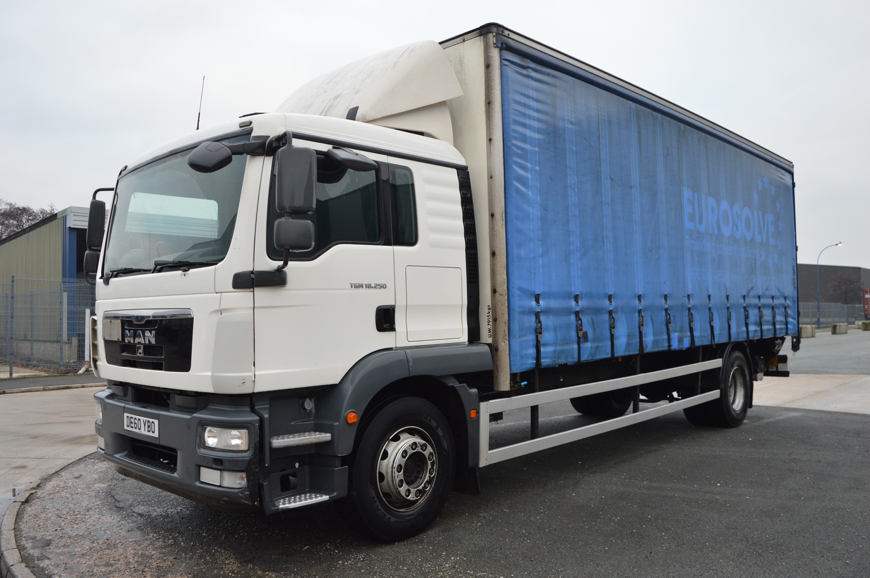 18 Tonne Man Tgm 18250 Curtainsider Truck For Sale De60ybo Mv Commercial