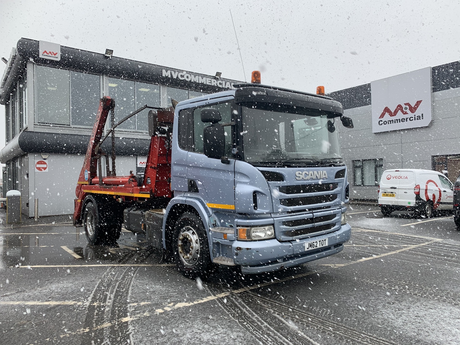 18 Tonne Scania P230 Skip Loader Truck For Sale SK62HJG MV Commercial