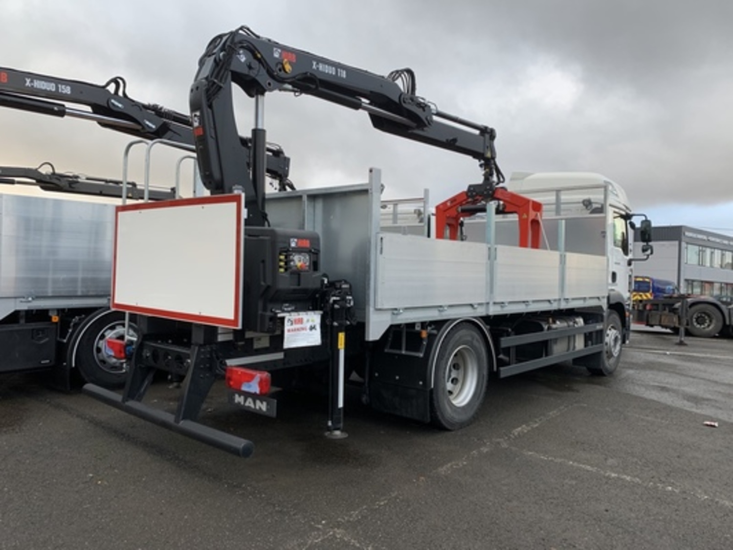 Tonne Man Tgm Dropside With Hiab Crane Truck For Sale Sn Yfl