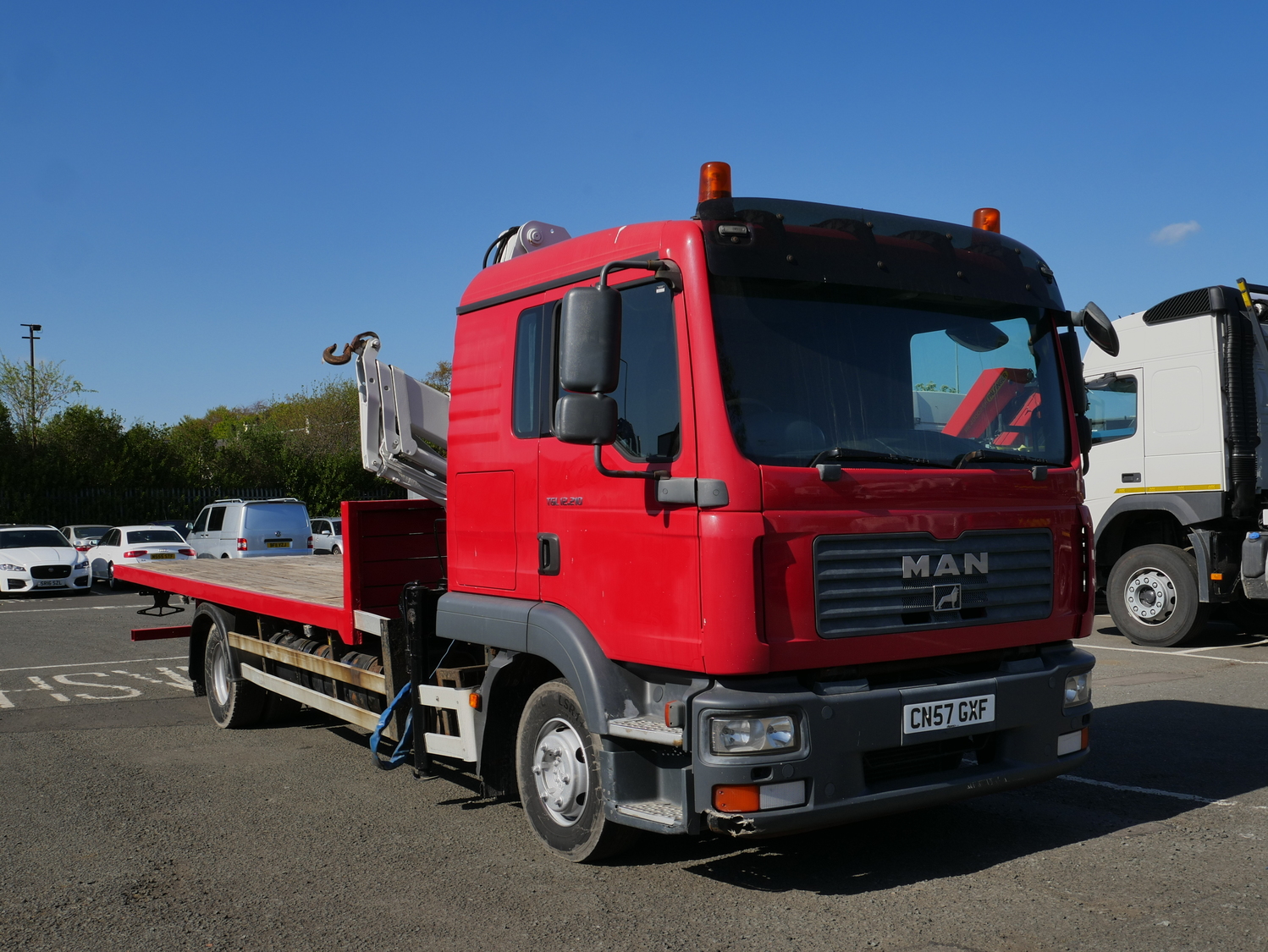 12 Tonne MAN R500 Flatbed Truck For Sale CN57GXF | MV Commercial